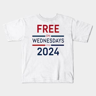 Free on Wednesdays USA FLAG Kids T-Shirt